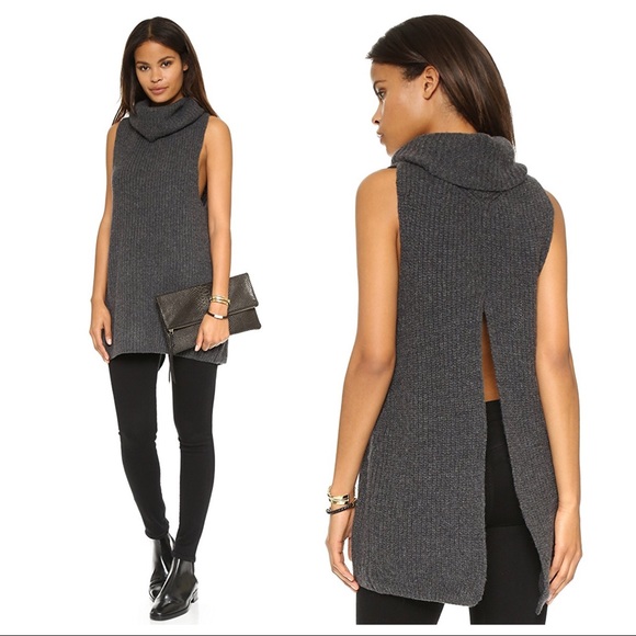Free People Sweaters - Free People Need It Now Sleeveless Tunic Sweater